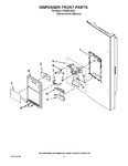 Diagram for 08 - Dispenser Front Parts