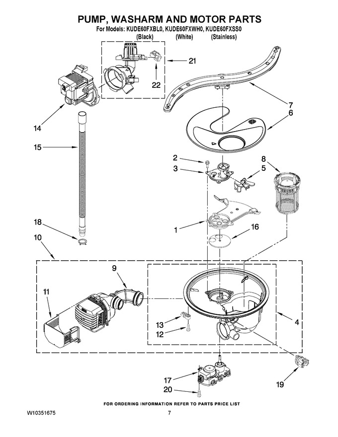 Diagram for KUDE60FXWH0