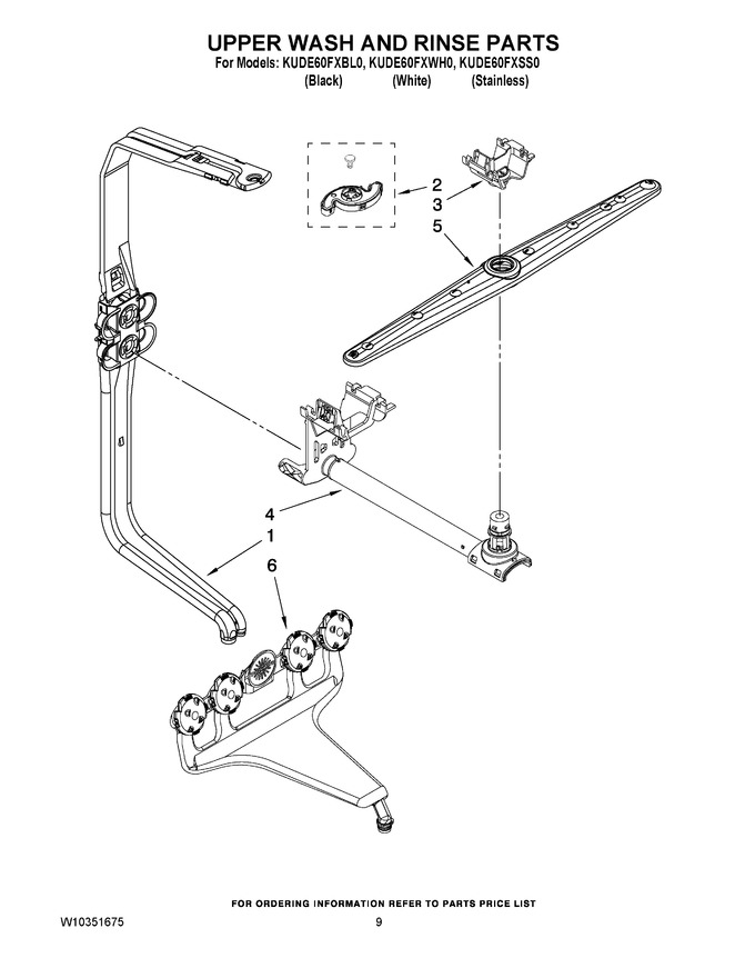 Diagram for KUDE60FXWH0