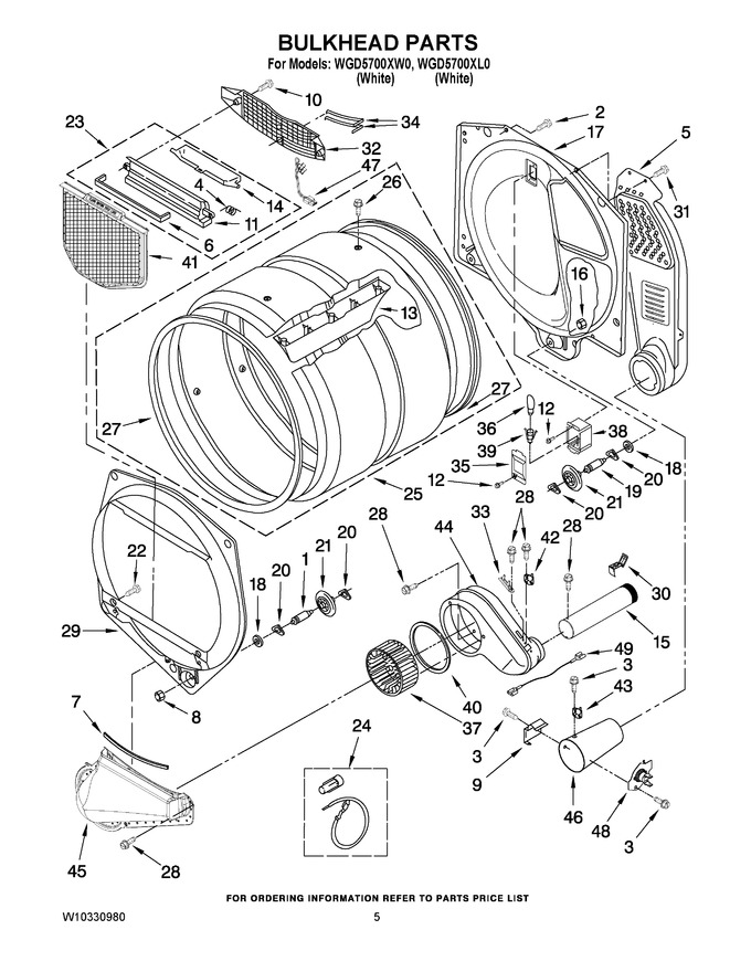 Diagram for WGD5700XL0