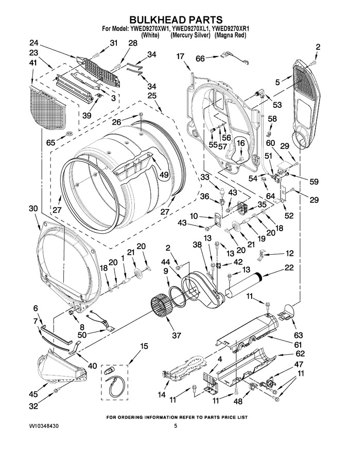 Diagram for YWED9270XR1