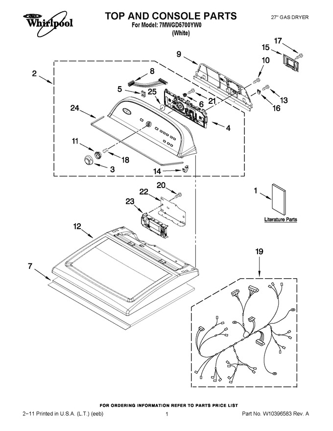 Diagram for 7MWGD5700YW0