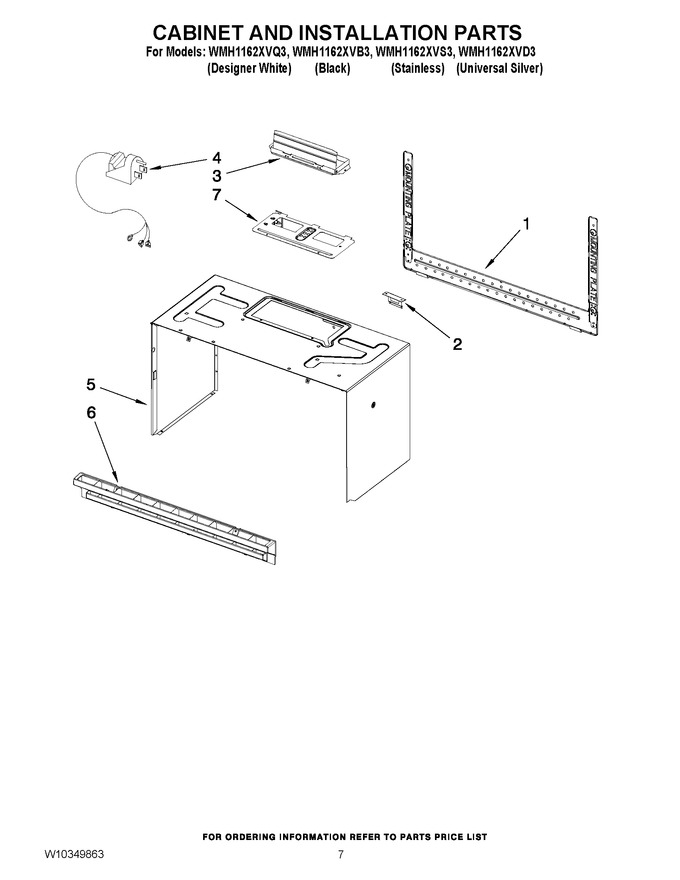 Diagram for WMH1162XVD3