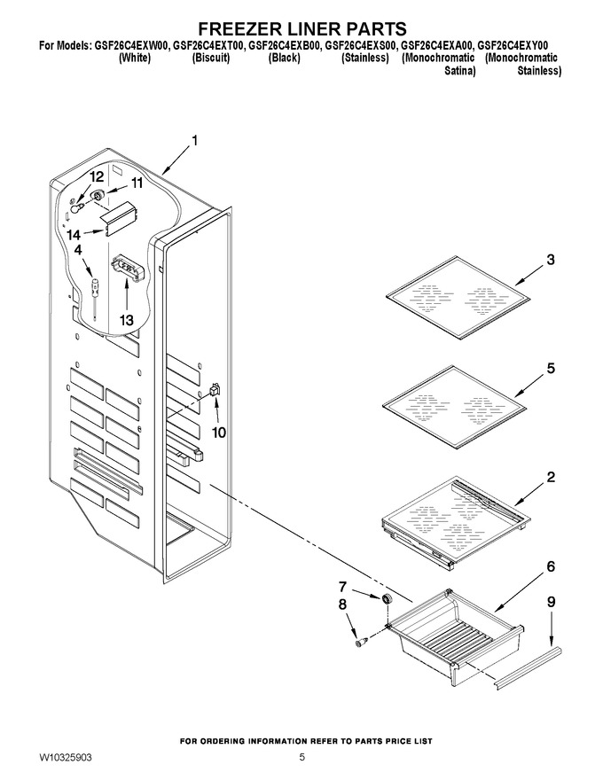 Diagram for GSF26C4EXS00