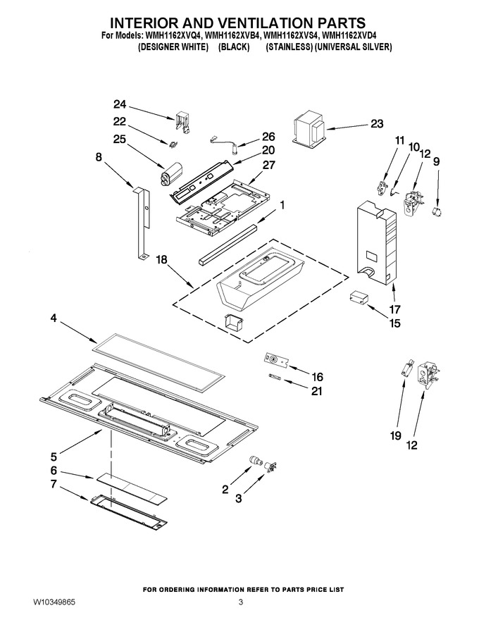 Diagram for WMH1162XVB4