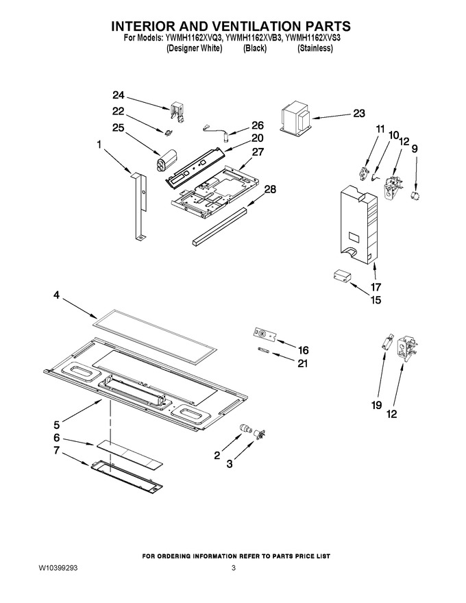 Diagram for YWMH1162XVB3