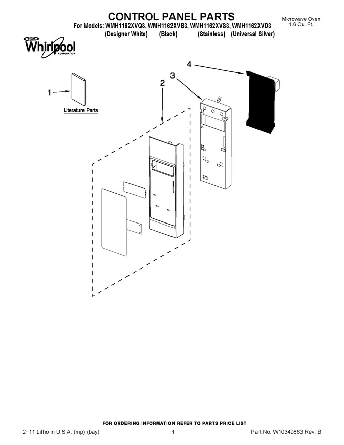 Diagram for WMH1162XVQ3