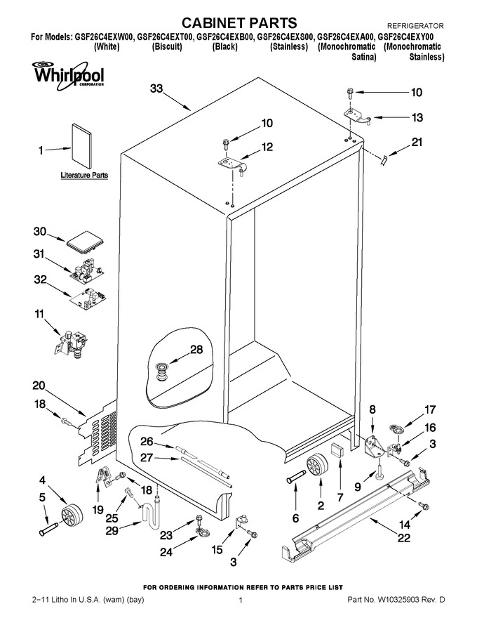 Diagram for GSF26C4EXB00