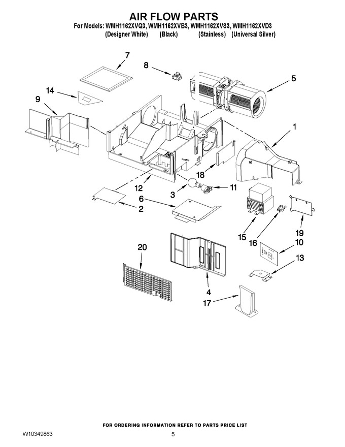 Diagram for WMH1162XVD3