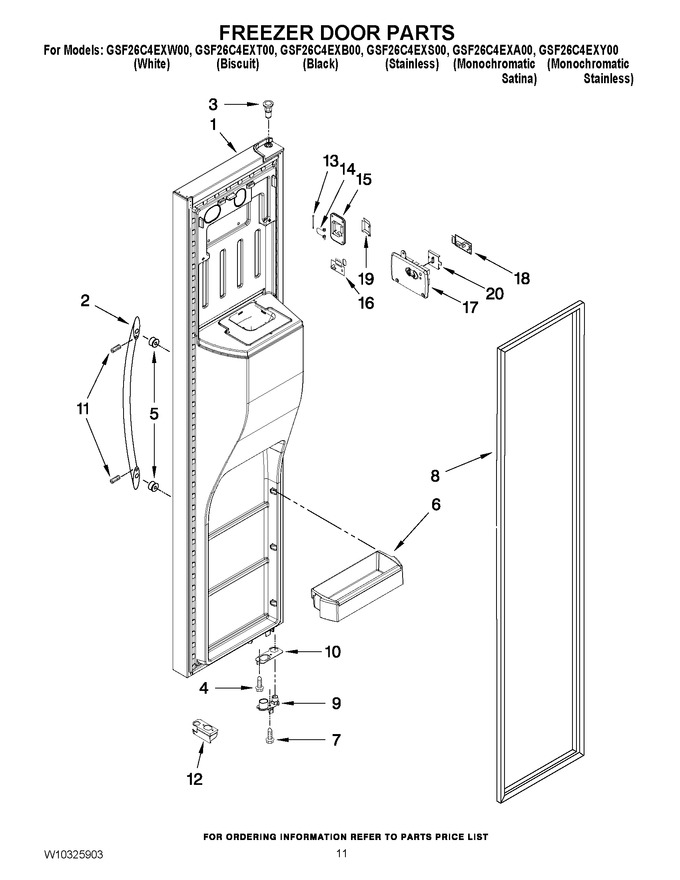 Diagram for GSF26C4EXW00