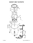 Diagram for 04 - Basket And Tub Parts