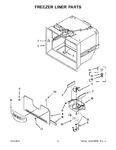 Diagram for 04 - Freezer Liner Parts