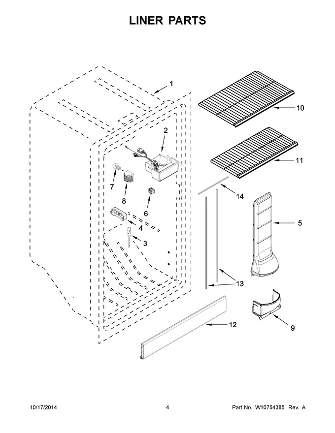 Diagram for WZF34X16DW00