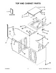 Diagram for 02 - Top And Cabinet Parts