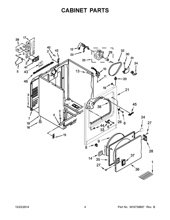 Diagram for WED7000DW0