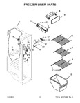 Diagram for 05 - Freezer Liner Parts