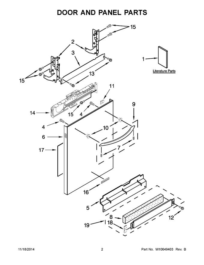 Diagram for KDTE404DWH0