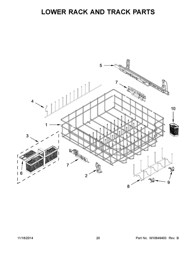 Diagram for KDTE404DWH0