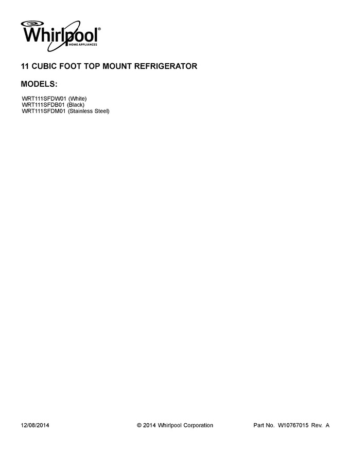 Diagram for WRT111SFDM01