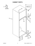 Diagram for 02 - Cabinet Parts