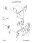 Diagram for 02 - Cabinet Parts