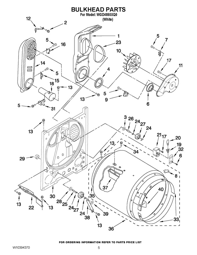 Diagram for WGD4850XQ0