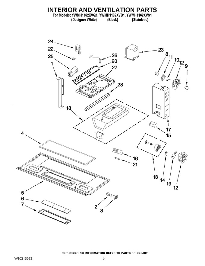 Diagram for YWMH1162XVB1