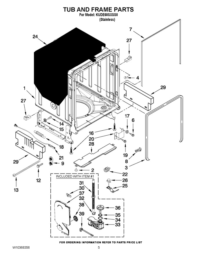 Diagram for KUDE60SXSS0