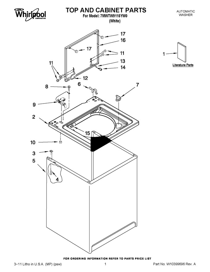 Diagram for 7MWTW9115YW0