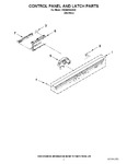 Diagram for 02 - Control Panel And Latch Parts