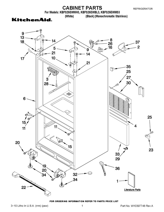 Diagram for KBFS25EWMS3