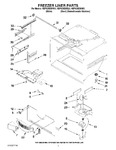 Diagram for 02 - Freezer Liner Parts