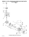 Diagram for 04 - Brake, Clutch, Gearcase, Motor And Pump Parts