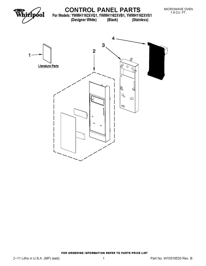 Diagram for YWMH1162XVS1