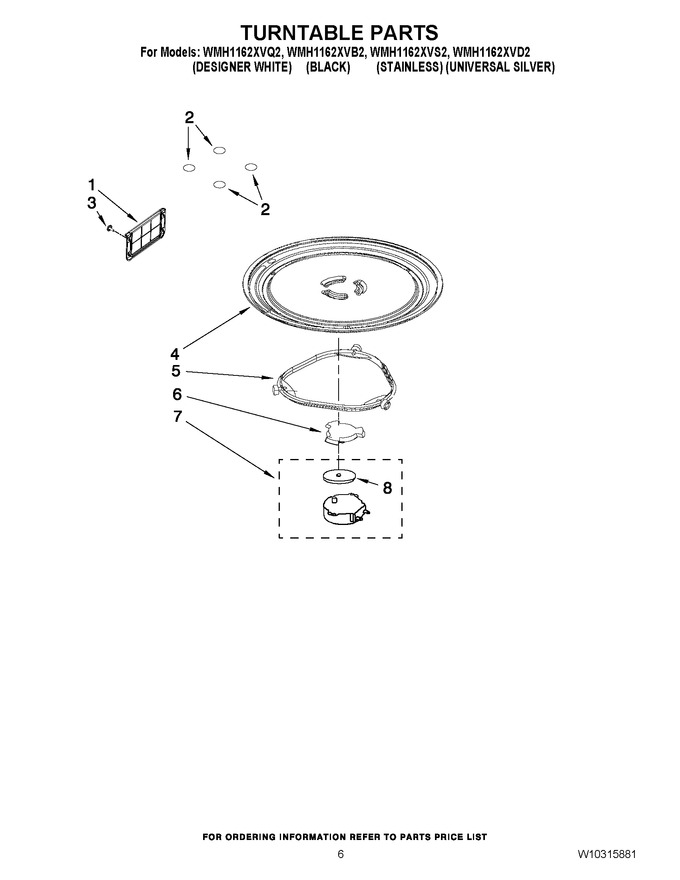 Diagram for WMH1162XVD2