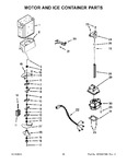 Diagram for 11 - Motor And Ice Container Parts