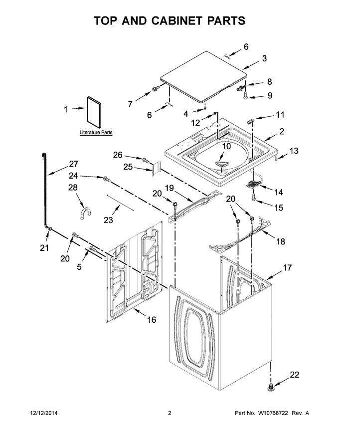 Diagram for WTW4915EW0