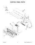 Diagram for 02 - Control Panel Parts