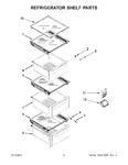 Diagram for 04 - Refrigerator Shelf Parts