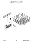 Diagram for 11 - Lower Rack Parts