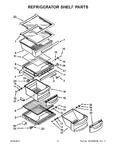 Diagram for 04 - Refrigerator Shelf Parts