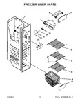 Diagram for 05 - Freezer Liner Parts