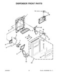 Diagram for 09 - Dispenser Front Parts