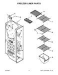 Diagram for 05 - Freezer Liner Parts