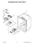 Diagram for 05 - Refrigerator Liner Parts