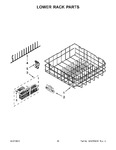 Diagram for 11 - Lower Rack Parts