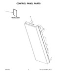 Diagram for 02 - Control Panel Parts