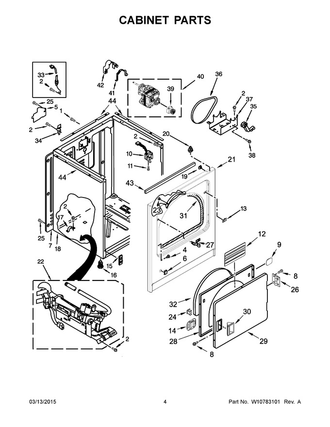 Diagram for WGD4995EW0