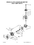 Diagram for 11 - Brake,clutch,gearcase,motor And Pump Parts