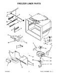 Diagram for 04 - Freezer Liner Parts